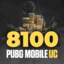 Pubg Mobile global 8100 uc via razer TOPUP