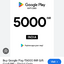 Gift card Google play( India)