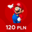 Nintendo eShop 120 PLN (Poland) Stockable