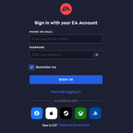 Empty EA play accounts without original mail