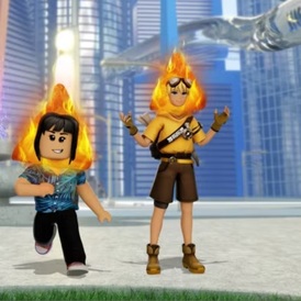 Roblox - Flaming Hot Chip Head (DLC) Roblox K