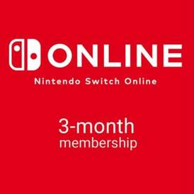 ✅Nintendo Switch Online🔥Gift Card -3 months