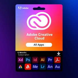 Adob Creative Cloud All Apps 12 Months Win/M