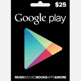 Carte cadeau Google play  25€