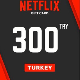 Netflix Gift Card 300 TRY (Turkey) - 300 TL