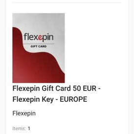 Flexepin Giftcard 50 eu