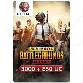 Pubg Mobile 3000+Free 850 UC-Global Pin Code