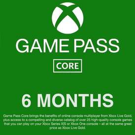 Xbox Game Pass Core 6 Month (India)