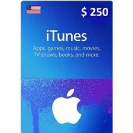 Apple ITunes Gift Card 250$ USA