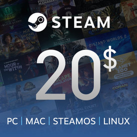 Steam Gift Card 20 USD (USA)