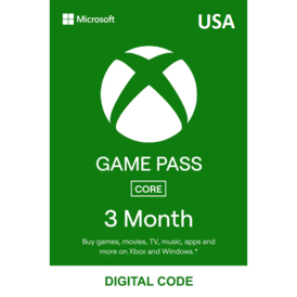 Xbox Game Pass Core 3 Months US