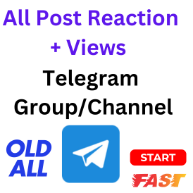 Telegram All Old Post Reaction Views