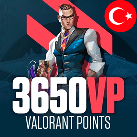 VALORANT 3650 VP TURKEY (TRY) STOCKABLE