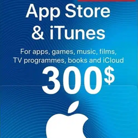 ITunes Gift Card USِA 300$ Stockable