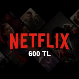 Netflix Gift Card 600₺ TL TRY (Stockable)