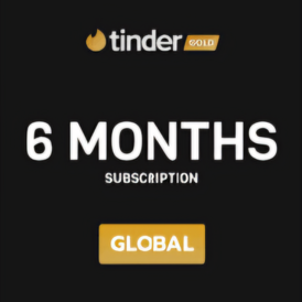 Tinder Gold- 6 Month Promo Code Global