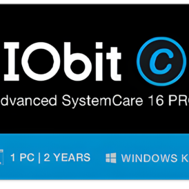 IObit Advanced SystemCare 16 PRO 1 PC 2 Year