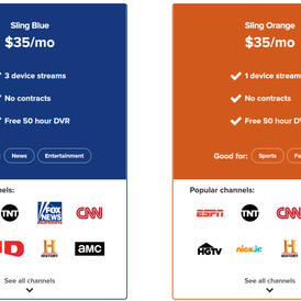 SLING TV Blue Subscription 3 Months