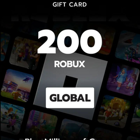 Roblox Gift Card - 200 Robux GLOBAL