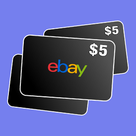 EBAY GIFT CARD $5 (USA)📶