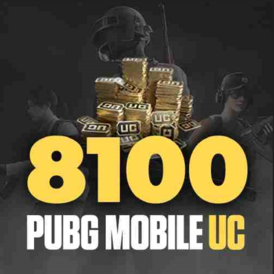 PUBG MOBILE 8100 UC CODE (Global)