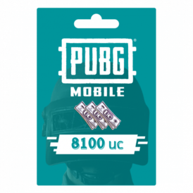 ‏PUBG UC 8100 بطاقة هدايا ببجي (100$)