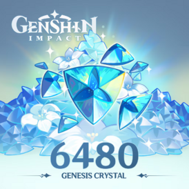 Genshin Impact 6480 + 1600 GC via Uid