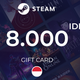 Steam Wallet Gift Card 8000 IDR (Indonesia)