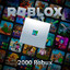 Roblox Gift Card - 2000 Robux