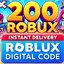 Roblox Digital Card—200 Robux