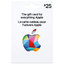 Carte cadeau Apple de 25 cad