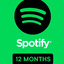 Spotify India -12 Months Gift card(Stockable)