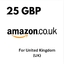 Amazon 25£ GBP UK Storable Card