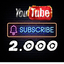 YouTube 2.000 Subscribers