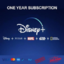 Disney+ Subscription 12 Months Account