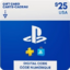 PlayStation Gift Card $25 USD Auto delivery