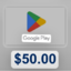 Google play gift card USA 50 USD