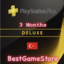 PSN Plus Deluxe 3 Months Membership - Turkey✶