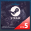 Steam Wallet Gift Card 5 MYR (Malaysia) RM5