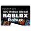 Roblox 800 Robux Gift Card Global All Region