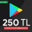 250 TL Google Play Gift Card Turkey