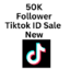 50K Follower Tiktok Profile Sale New