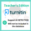 Turnitin AI+ plagiarism Report (one time)