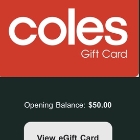 Coles 50 AUD | Australia