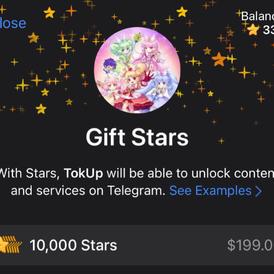 Telegram🚀10,000⭐Stars🎁Gift