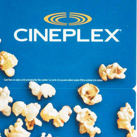 Cineplex Gift Card 50 CAD