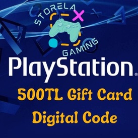 PlayStation Store PSN 500 TL Gift Card