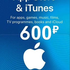 iTunes 600 RUB - Apple 600₽ (Russia)