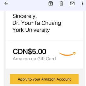 CAD$5  Storable Amazon gift card for Canada