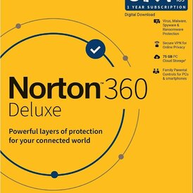 🔥Norton 360 Deluxe 1 Year 5 Device